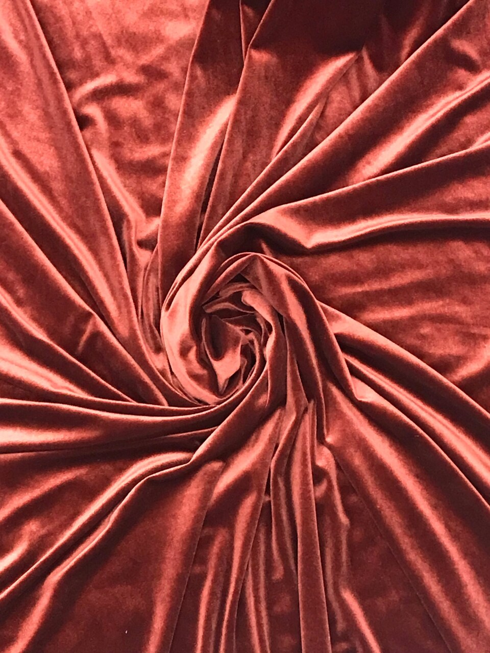 1 Yard Rich Bronze Spandex Velvet Fabric Ideal for Dresses, Costumes, Crafts & Interior Styling 58''/60" Wide